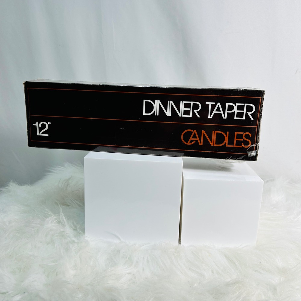Columbia Brand 12 Inch Dinner Taper Candles Red 612 Unscented